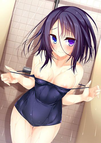 (School Swimsuit) Erotic Image of Squishy Water 25