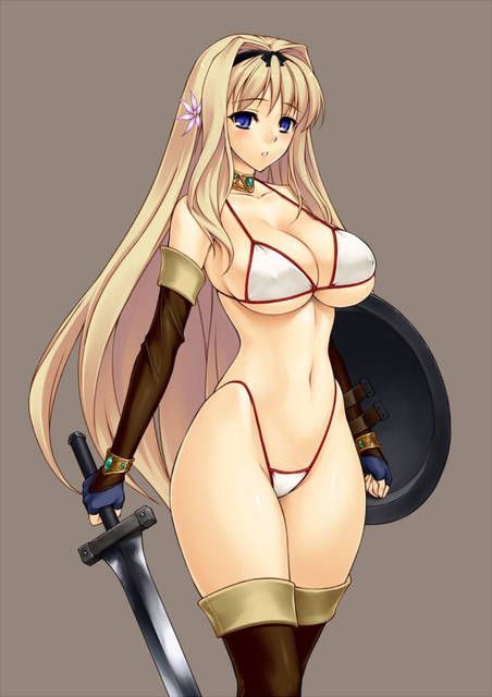 [Bikini Armor] secondary erotic image summary of fighting girls and beautiful girl adventurers 12