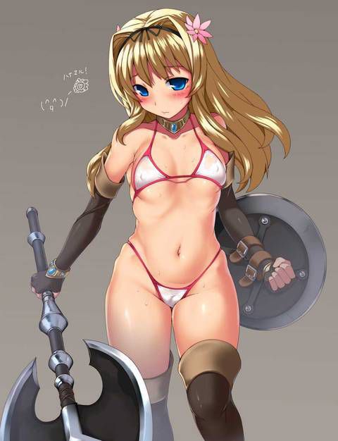 [Bikini Armor] secondary erotic image summary of fighting girls and beautiful girl adventurers 65