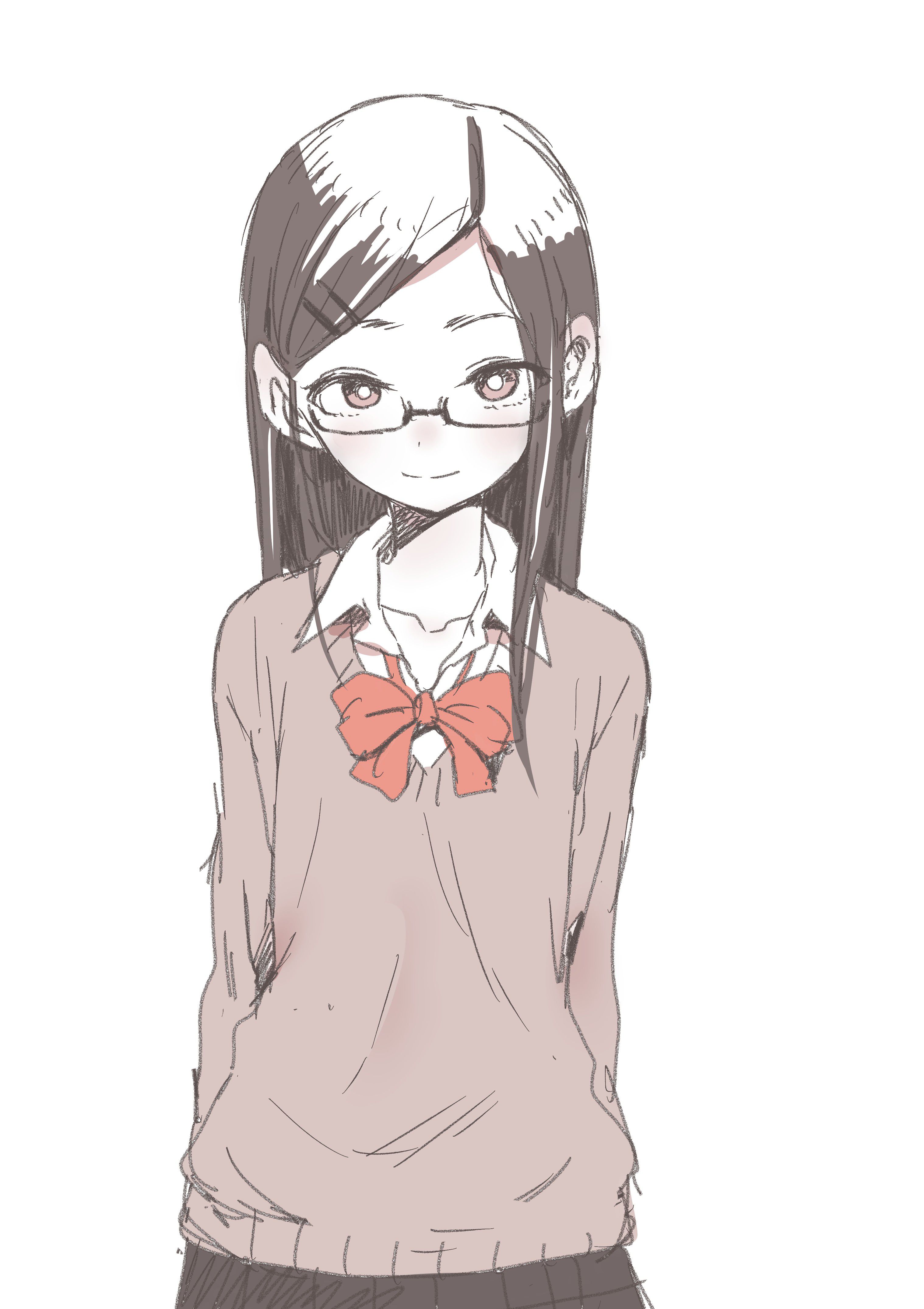 [Secondary] secondary image of a pretty girl wearing a school uniform Part 20 [uniform, non-erotic] 1
