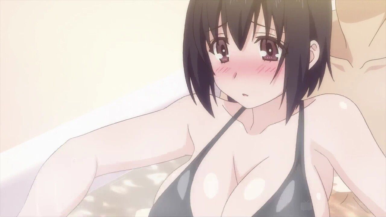 Anime [O-Bafuro-tei] erotic scene to take a bath with the younger sister in one episode and almost have sex! 14