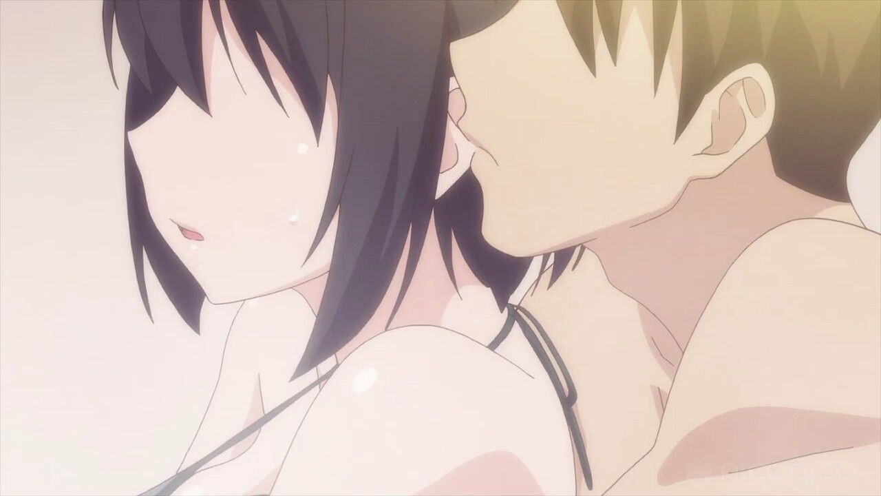 Anime [O-Bafuro-tei] erotic scene to take a bath with the younger sister in one episode and almost have sex! 23