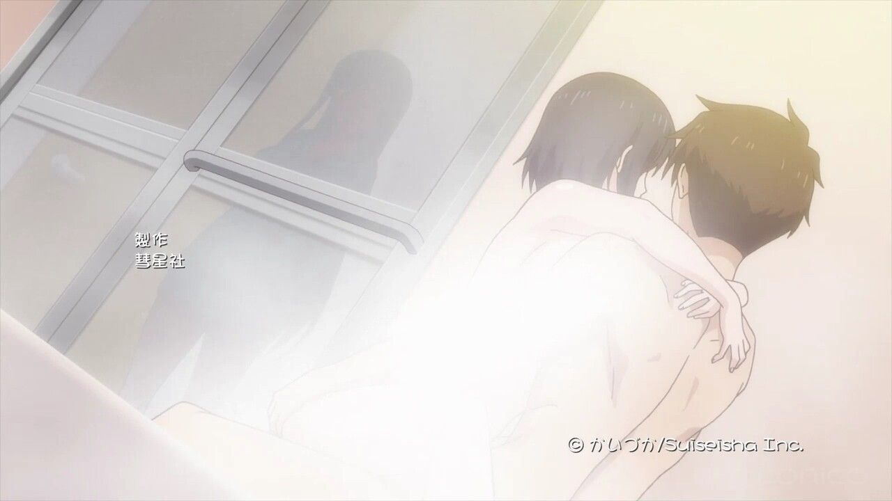 Anime [O-Bafuro-tei] erotic scene to take a bath with the younger sister in one episode and almost have sex! 30