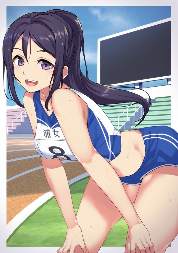I collected erotic images of sports girl 12