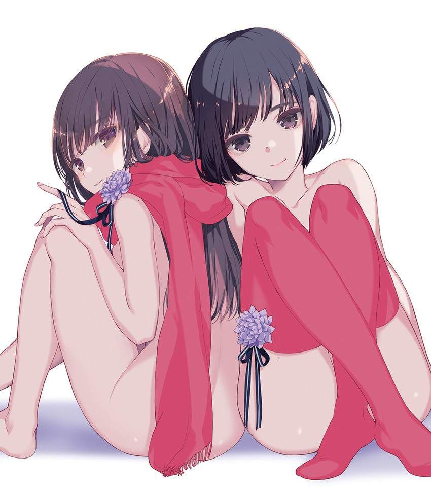 [Frozen] secondary e of girls who are winding muffler, stall, scarf, etc. naked . 24