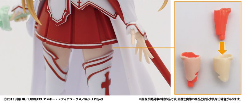 "Sword Art Online" Transformation technology to reproduce the natural redness of the thigh in the plastic model of Asuna 2