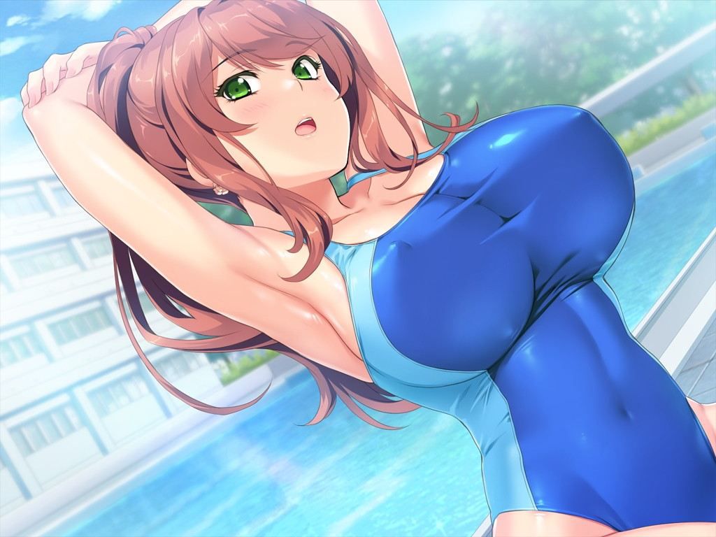 Rainbow erotic image of swimming swimsuit 17