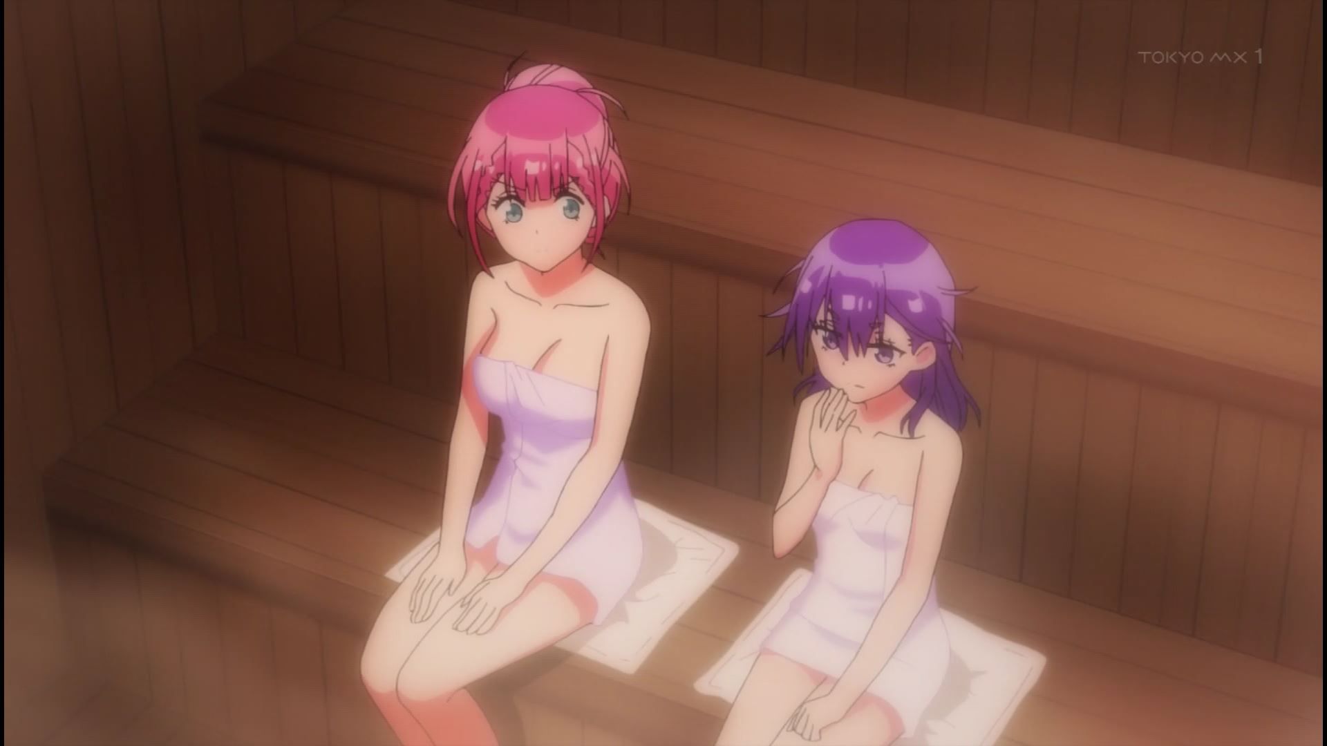Anime [We Can Not Study] In 6 episodes of the second stage, the teacher's erotic public bath naked and cosplay scene! 14