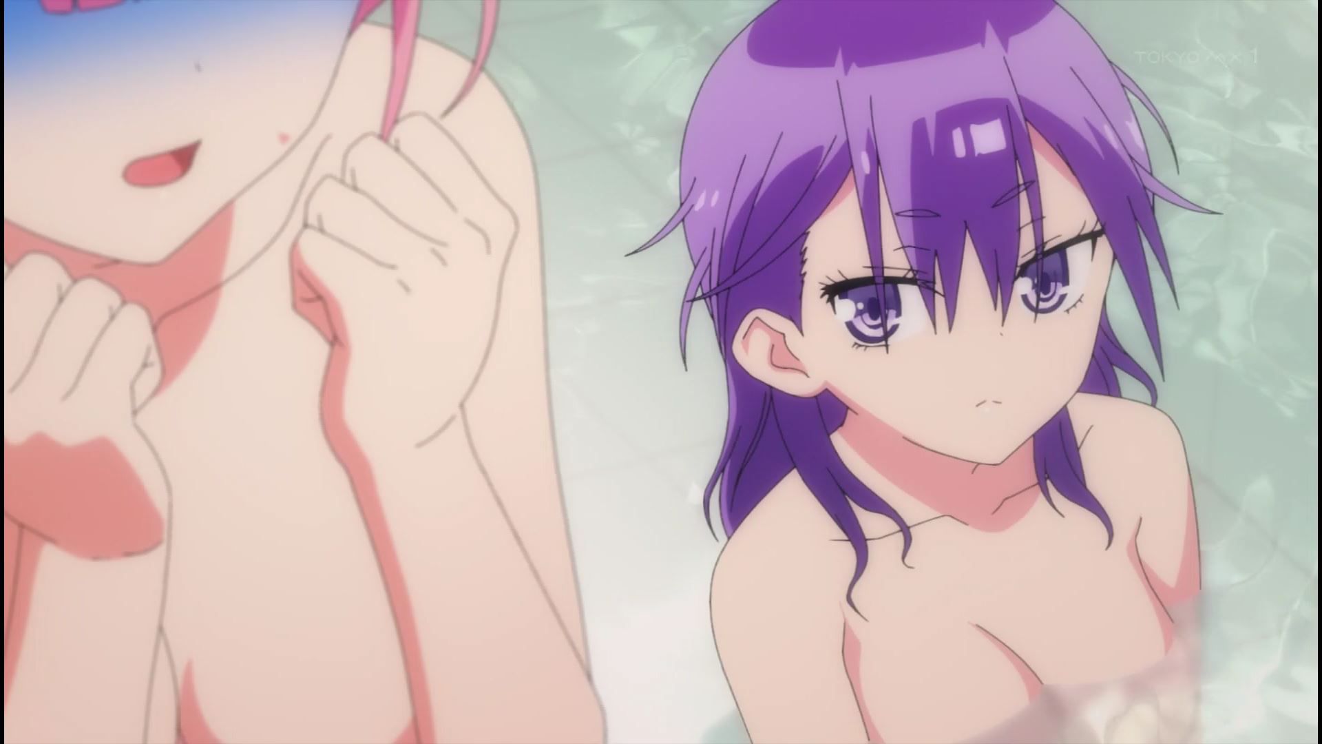 Anime [We Can Not Study] In 6 episodes of the second stage, the teacher's erotic public bath naked and cosplay scene! 16