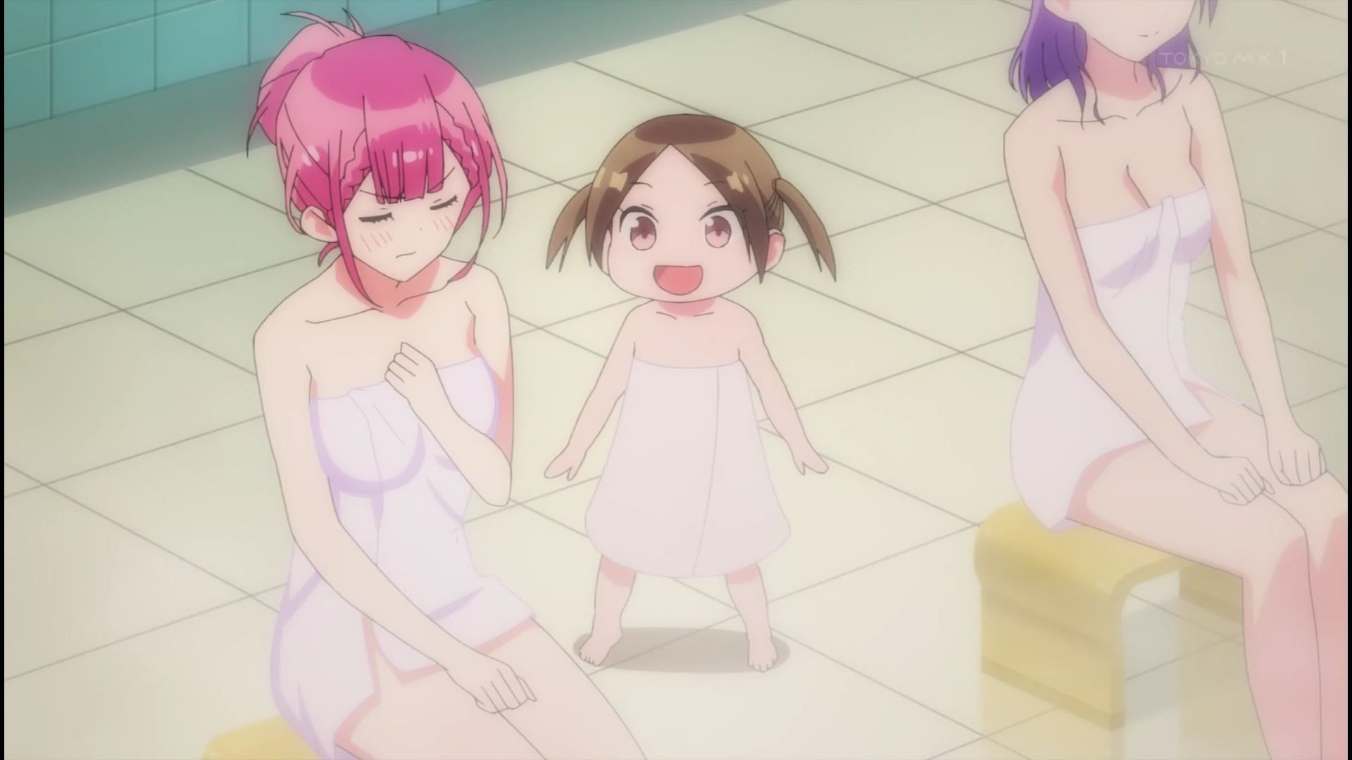 Anime [We Can Not Study] In 6 episodes of the second stage, the teacher's erotic public bath naked and cosplay scene! 20