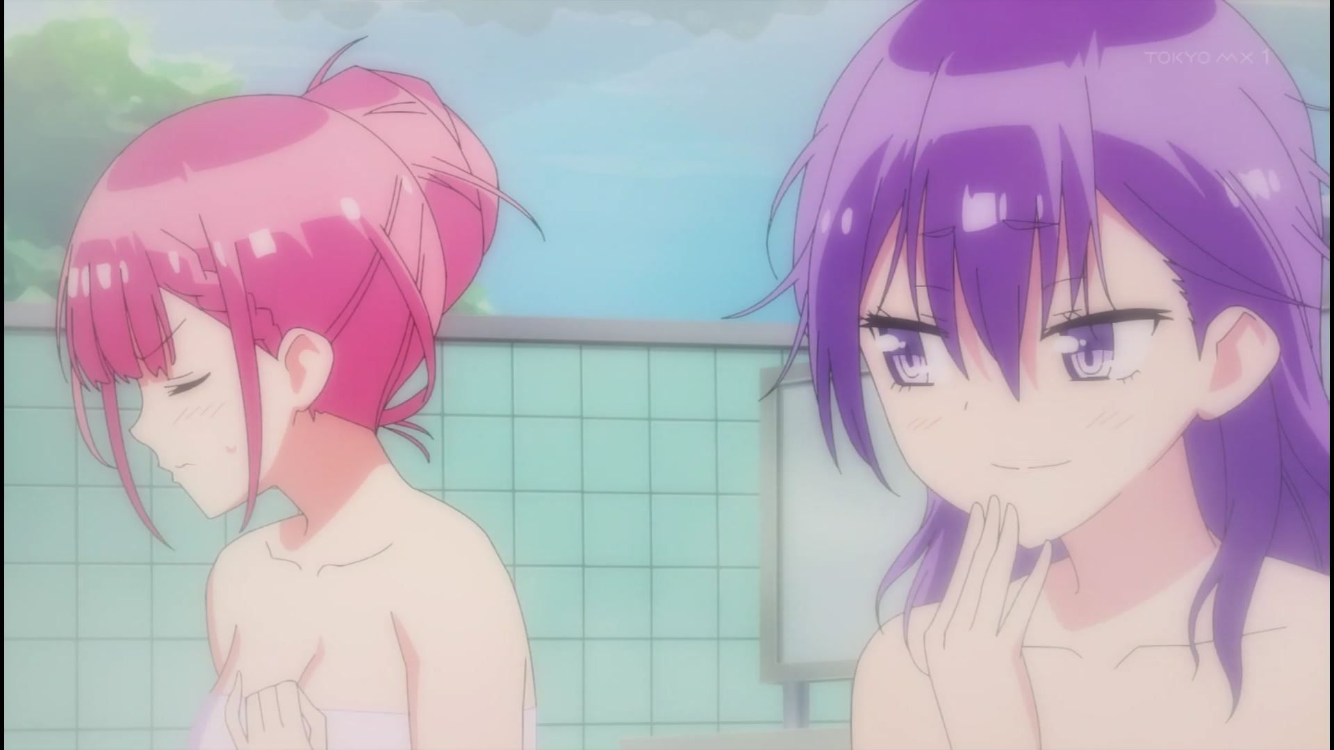 Anime [We Can Not Study] In 6 episodes of the second stage, the teacher's erotic public bath naked and cosplay scene! 21