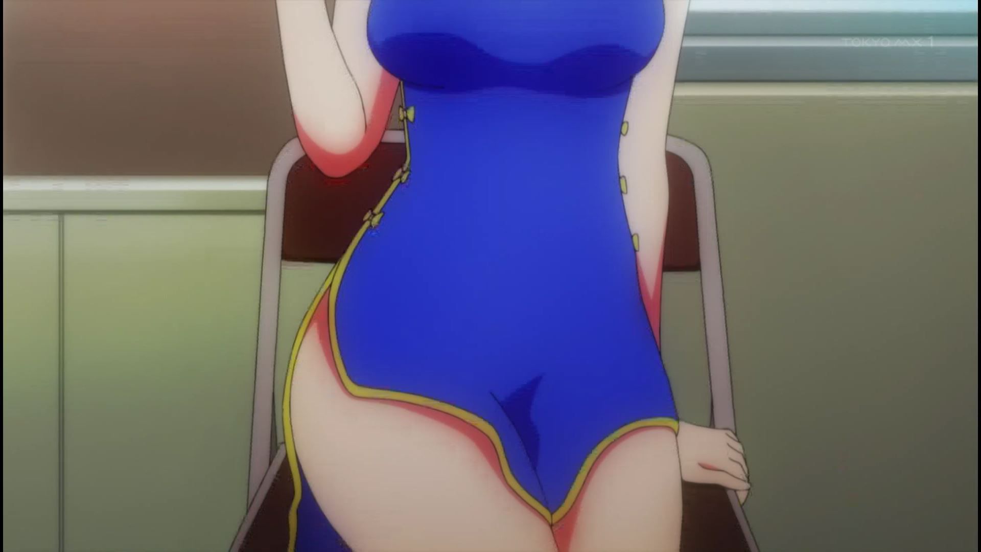 Anime [We Can Not Study] In 6 episodes of the second stage, the teacher's erotic public bath naked and cosplay scene! 39