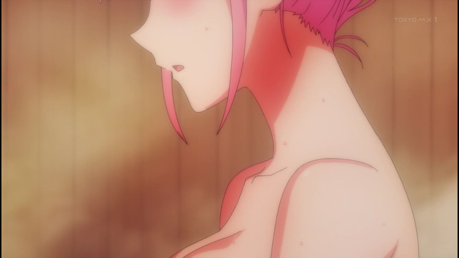 Anime [We Can Not Study] In 6 episodes of the second stage, the teacher's erotic public bath naked and cosplay scene! 6