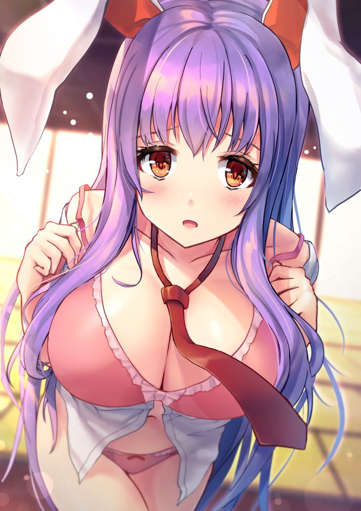Purple hair anime, erotic image of game character 1