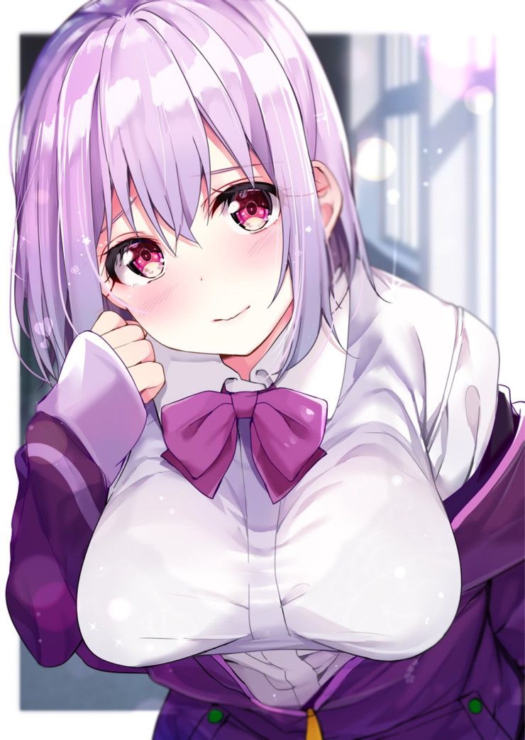 Purple hair anime, erotic image of game character 26