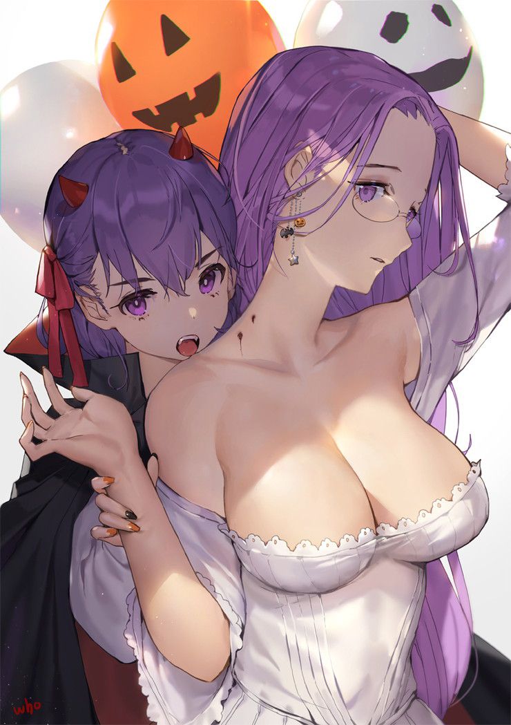 Purple hair anime, erotic image of game character 27