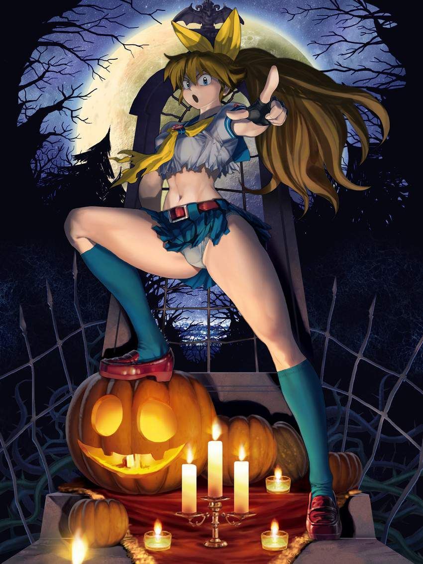 [Because it is Halloween] Jack-o-lantern and beautiful girl of the secondary erotic image [Ranta . 11