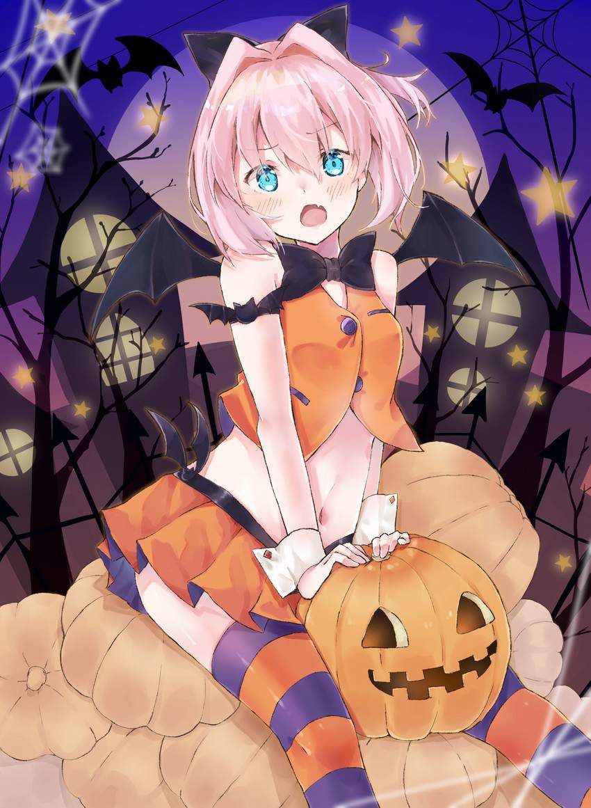 [Because it is Halloween] Jack-o-lantern and beautiful girl of the secondary erotic image [Ranta . 25