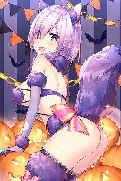 [Because it is Halloween] Jack-o-lantern and beautiful girl of the secondary erotic image [Ranta . 28