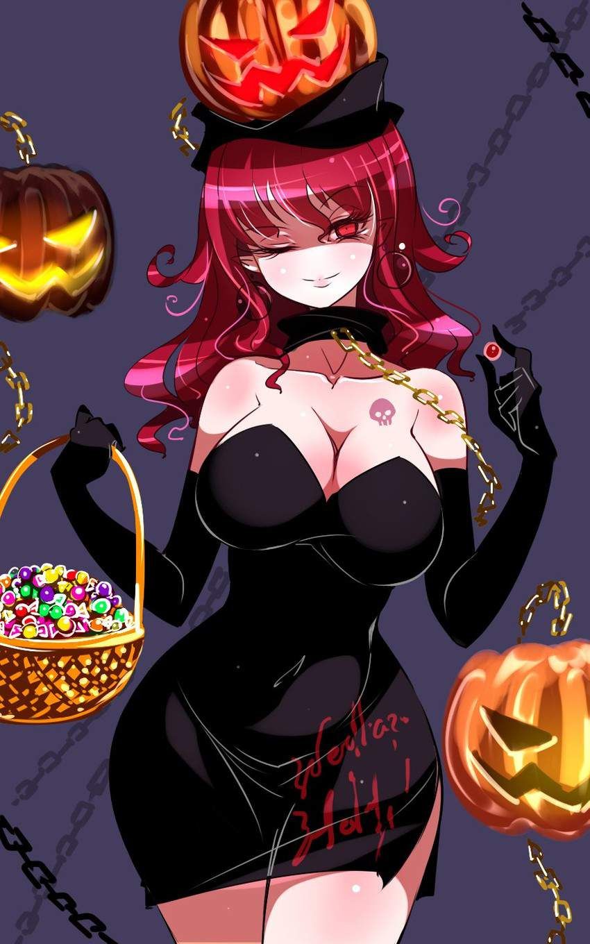 [Because it is Halloween] Jack-o-lantern and beautiful girl of the secondary erotic image [Ranta . 29