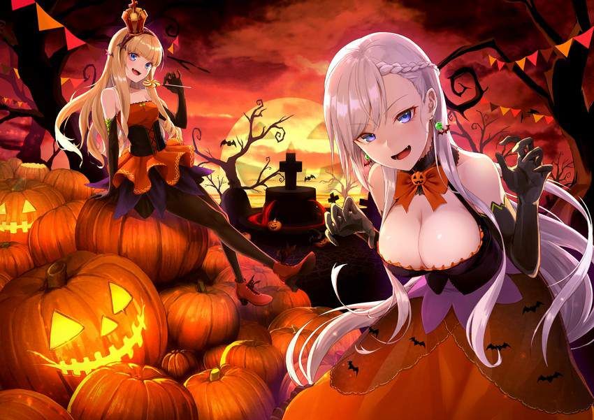 [Because it is Halloween] Jack-o-lantern and beautiful girl of the secondary erotic image [Ranta . 34