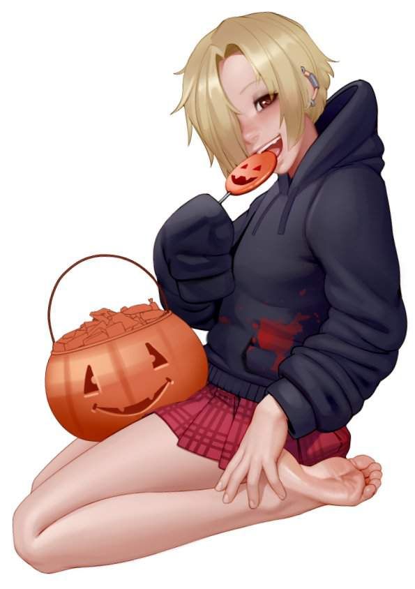 [Because it is Halloween] Jack-o-lantern and beautiful girl of the secondary erotic image [Ranta . 36