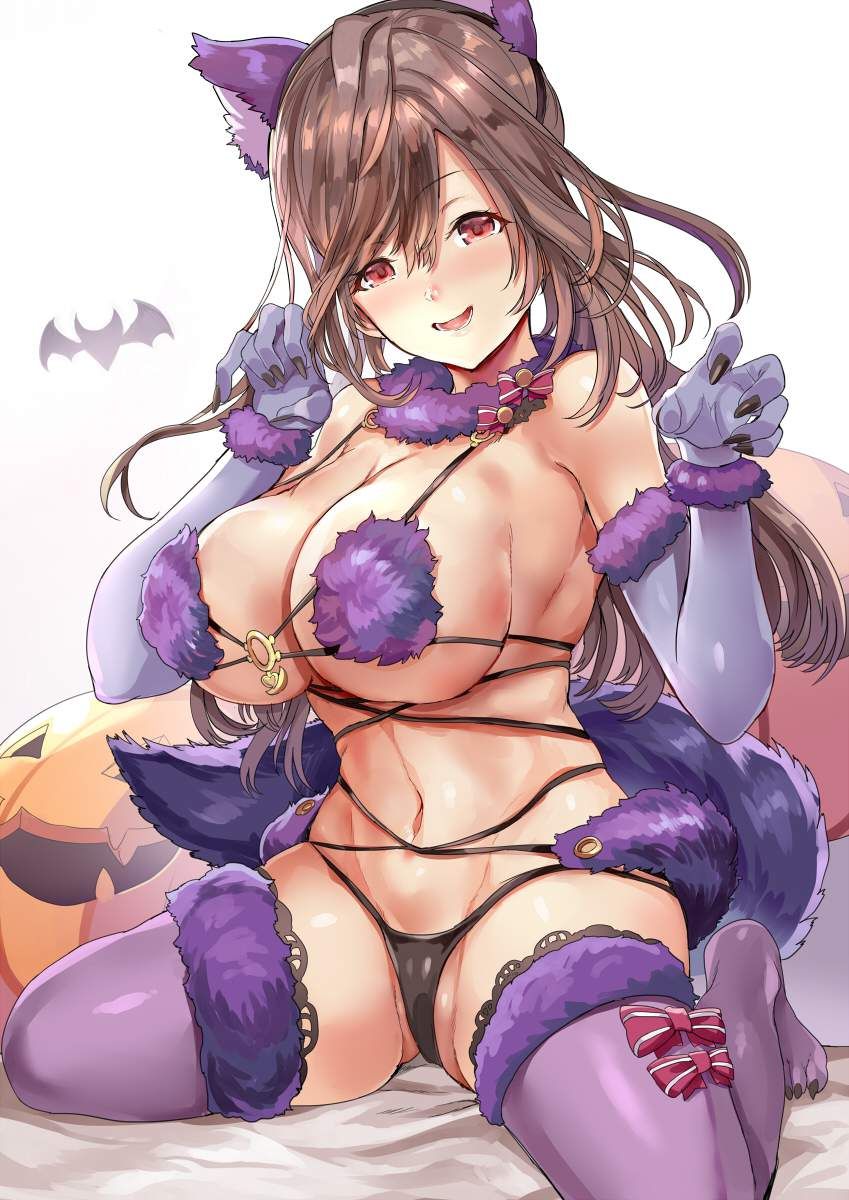 [Because it is Halloween] Jack-o-lantern and beautiful girl of the secondary erotic image [Ranta . 8