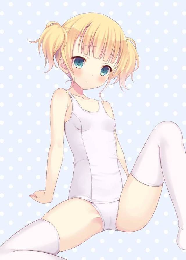 [White sk] white sku image sle that seems to be not able to face it because the skin becomes transparent in the poor milk white school swimsuit and is 6 times erotic of normal 7