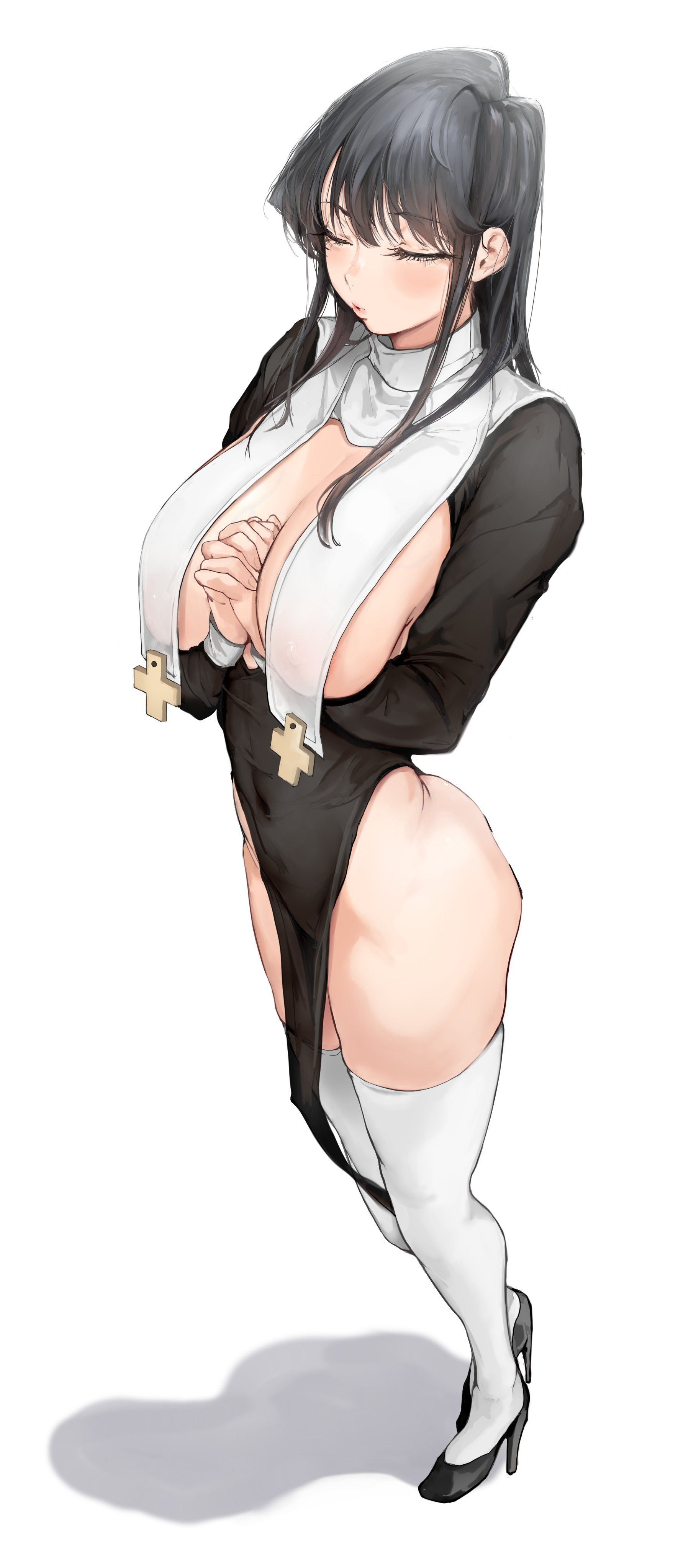 【2nd】Erotic image of a girl in monastic clothes Part 4 19