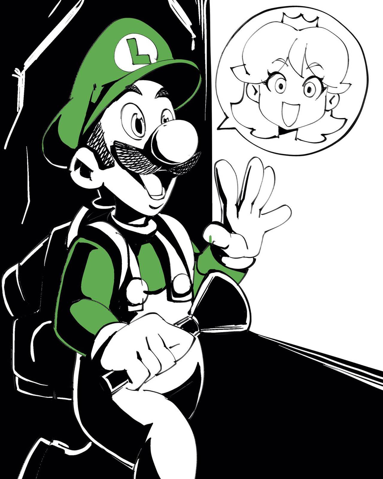 [Nisego] Inktober 2 - Luigi's Mansion (Super Mario Bros.) [Ongoing] 10