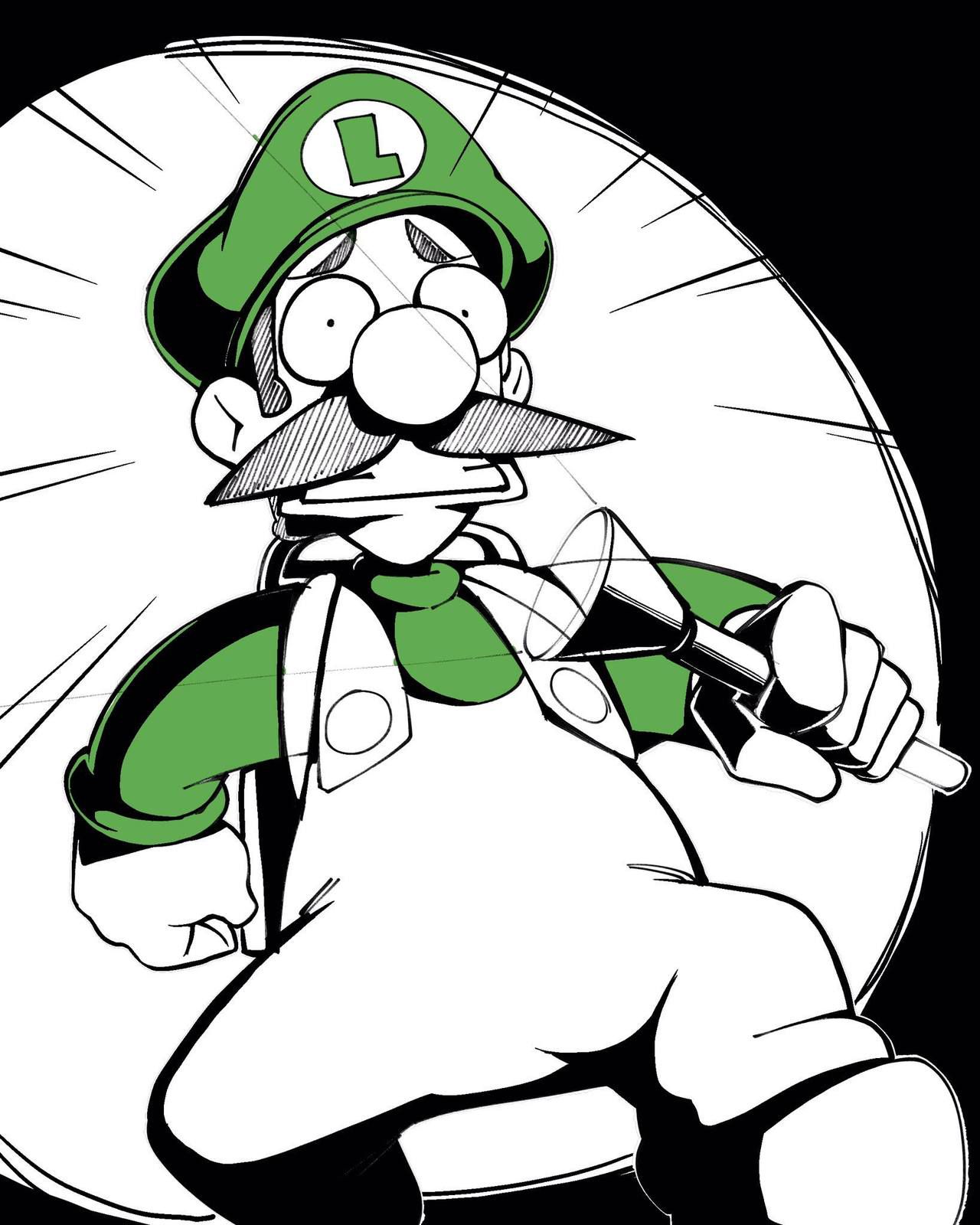 [Nisego] Inktober 2 - Luigi's Mansion (Super Mario Bros.) [Ongoing] 22