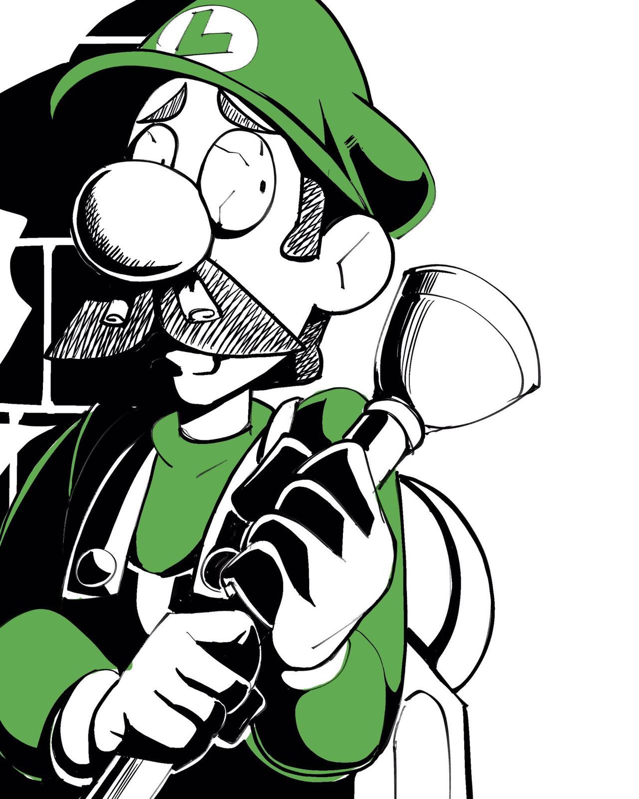 [Nisego] Inktober 2 - Luigi's Mansion (Super Mario Bros.) [Ongoing] 24