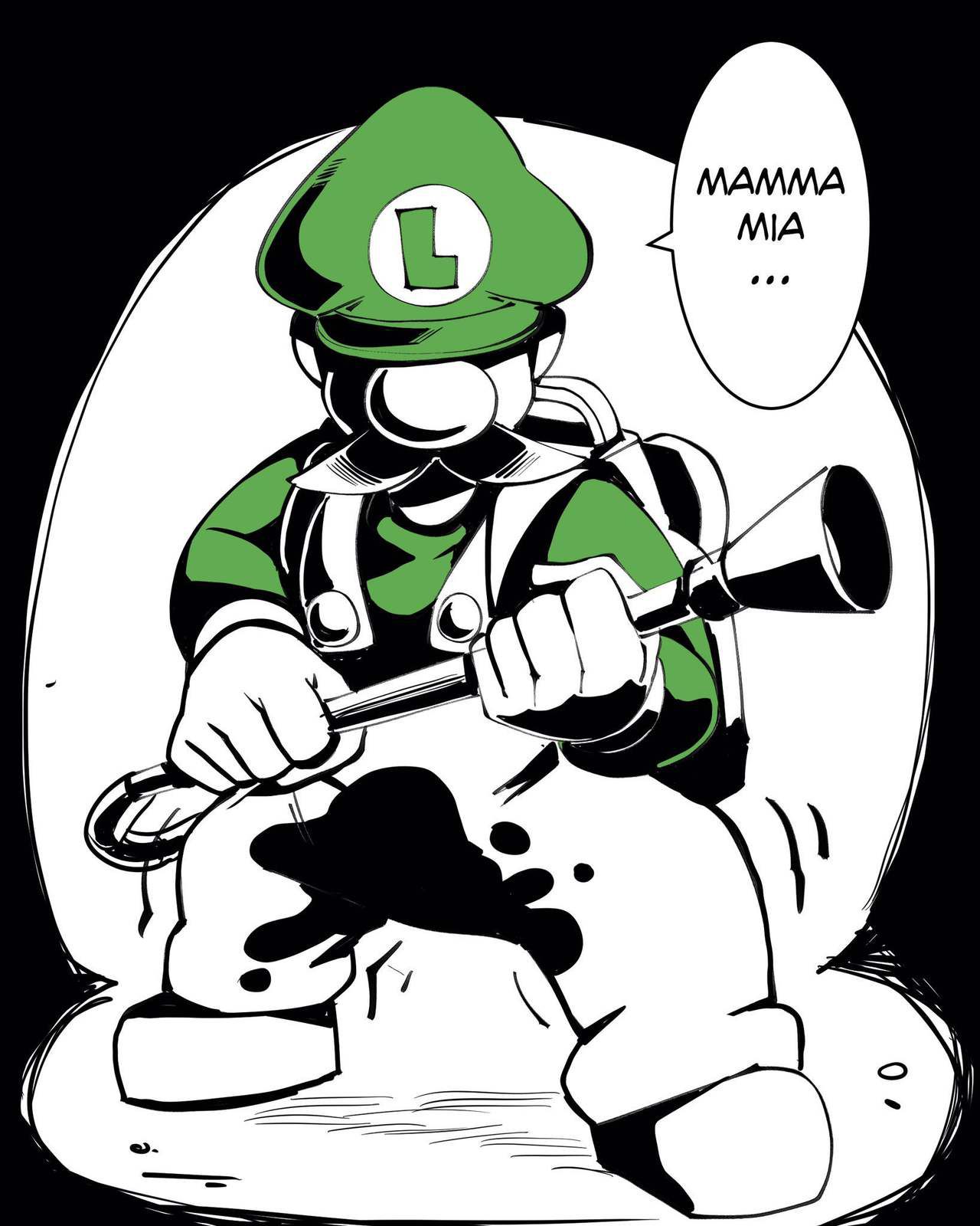 [Nisego] Inktober 2 - Luigi's Mansion (Super Mario Bros.) [Ongoing] 30