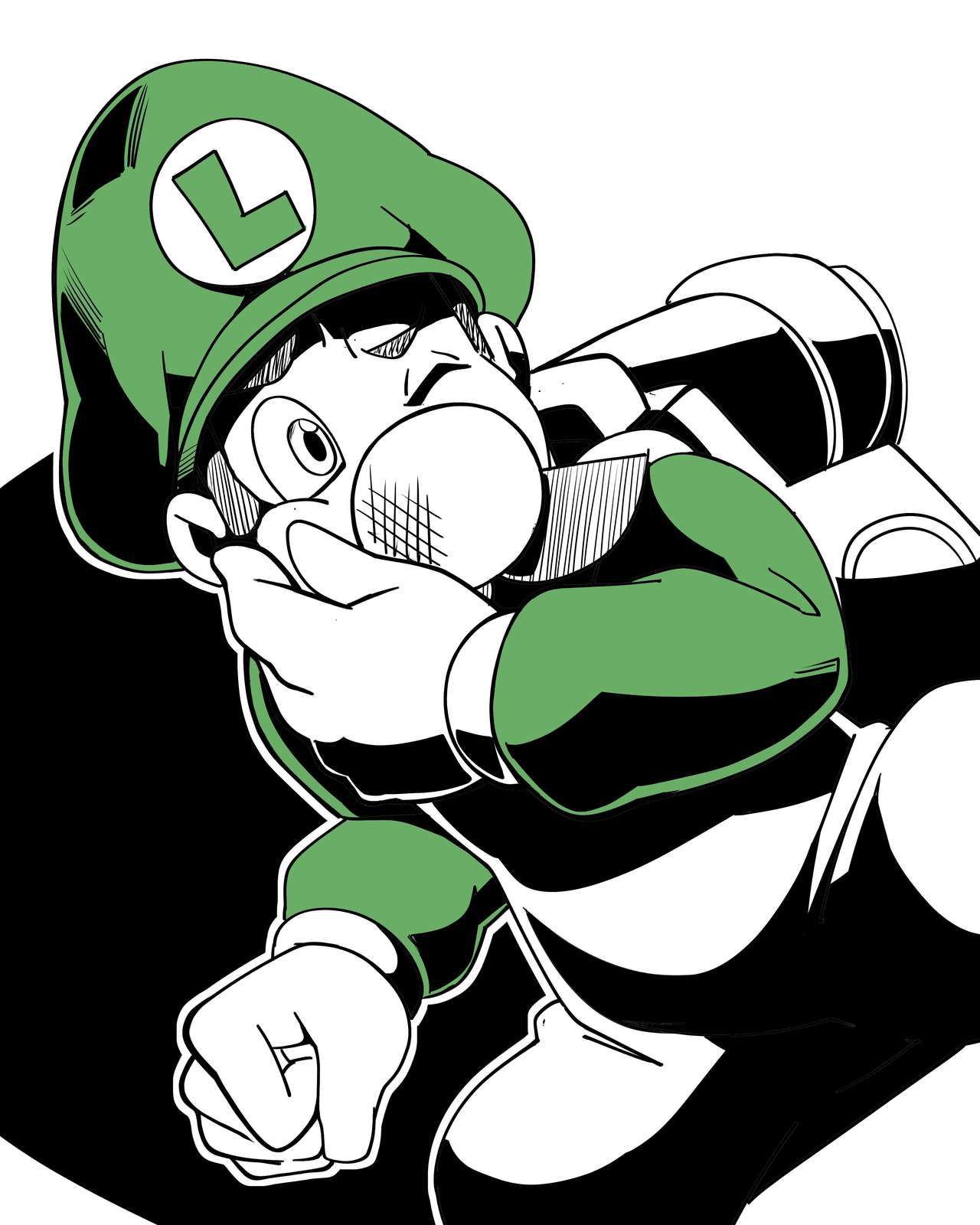 [Nisego] Inktober 2 - Luigi's Mansion (Super Mario Bros.) [Ongoing] 37