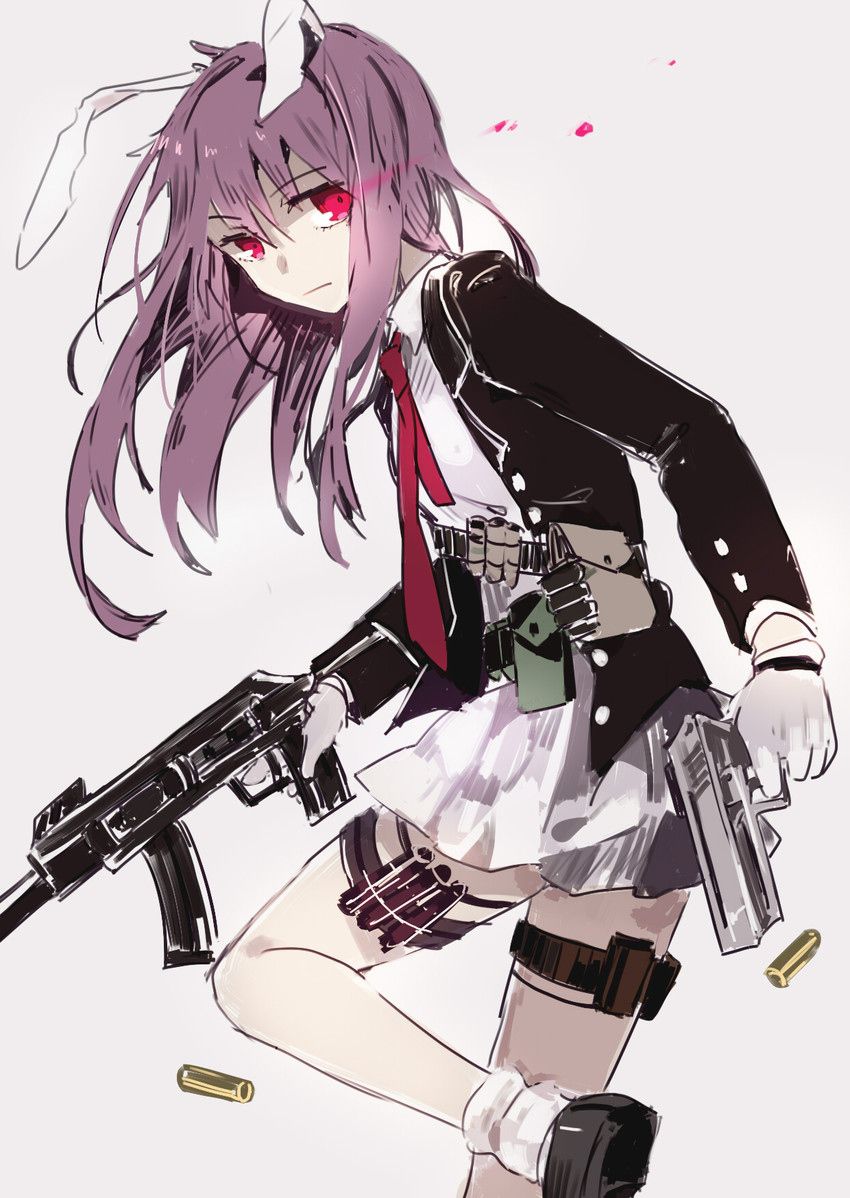 Summary of images of good-looking second-look girls who are banging with two handguns 28