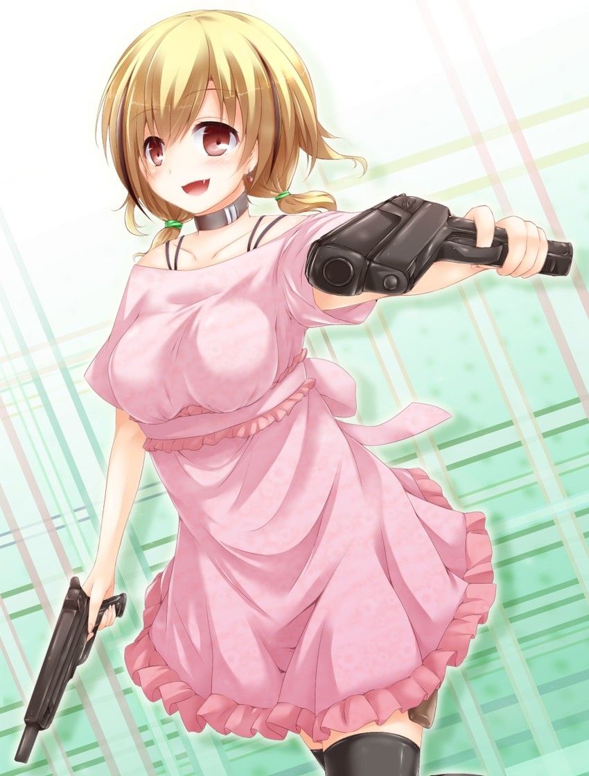 Summary of images of good-looking second-look girls who are banging with two handguns 31