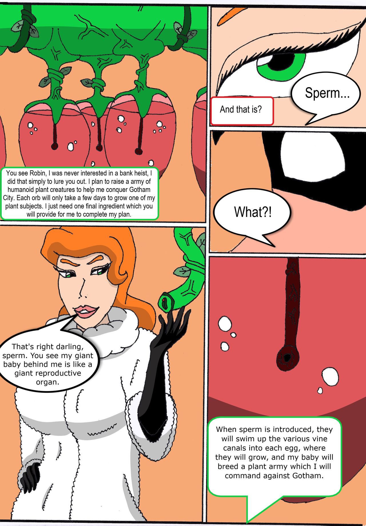 Poison Ivy & Robin: Elicitation of his Intimate Seed (complete) 8