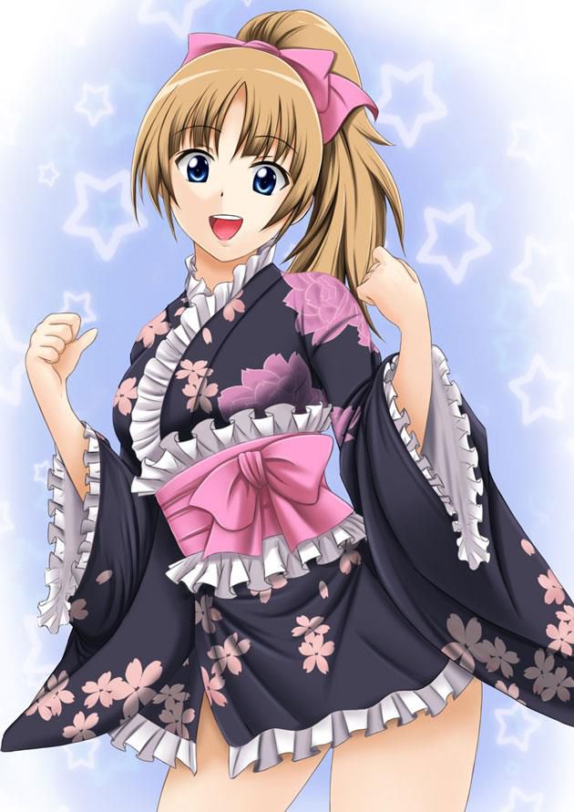 Moe illustrations of Kimono and Yukata 6