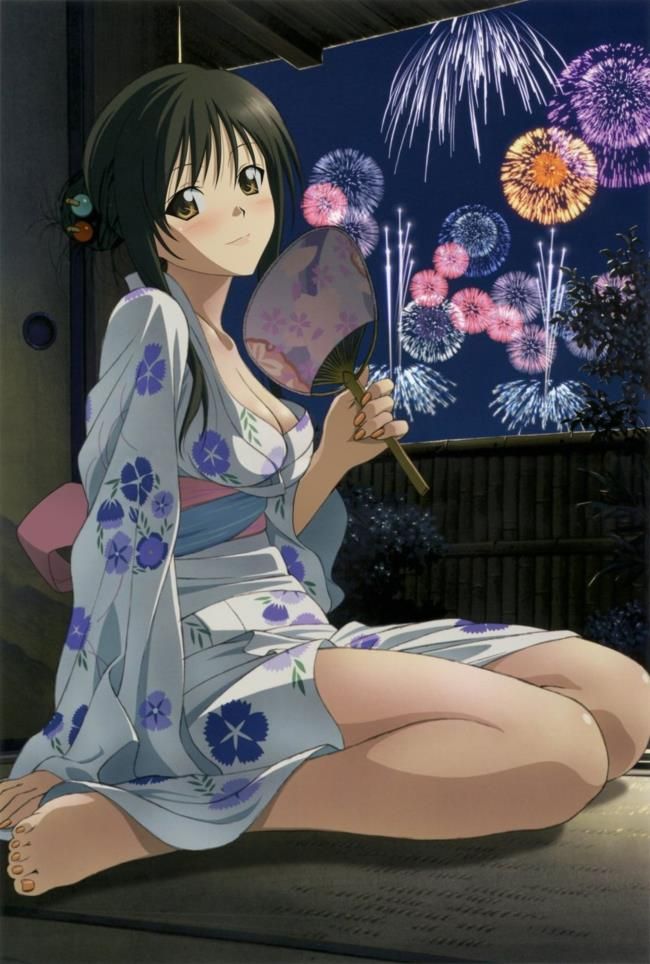 You want to see naughty images of kimono and yukata, right? 1