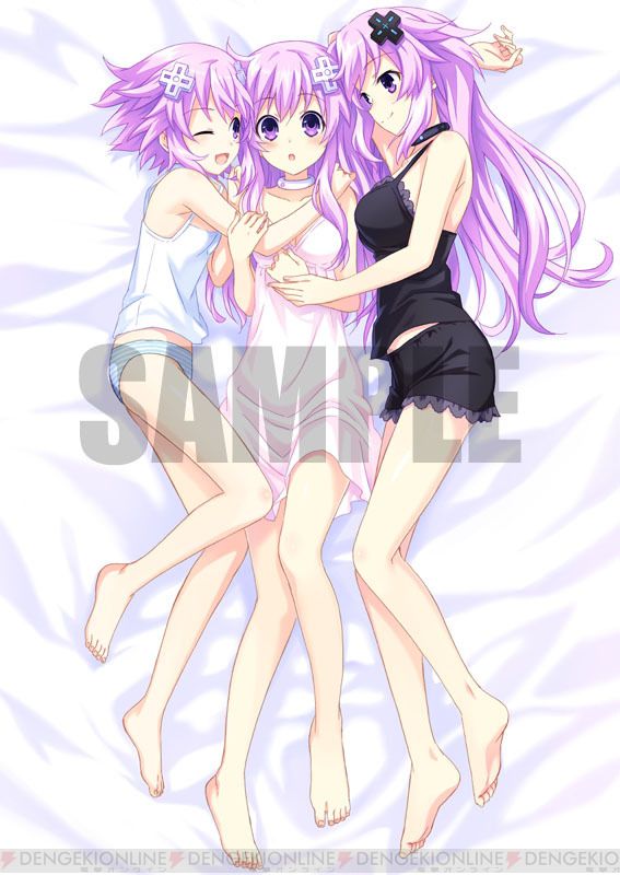 Anime [Neptunia] OVA limited edition benefits such as erotic bed sheets and erotic figures! 2