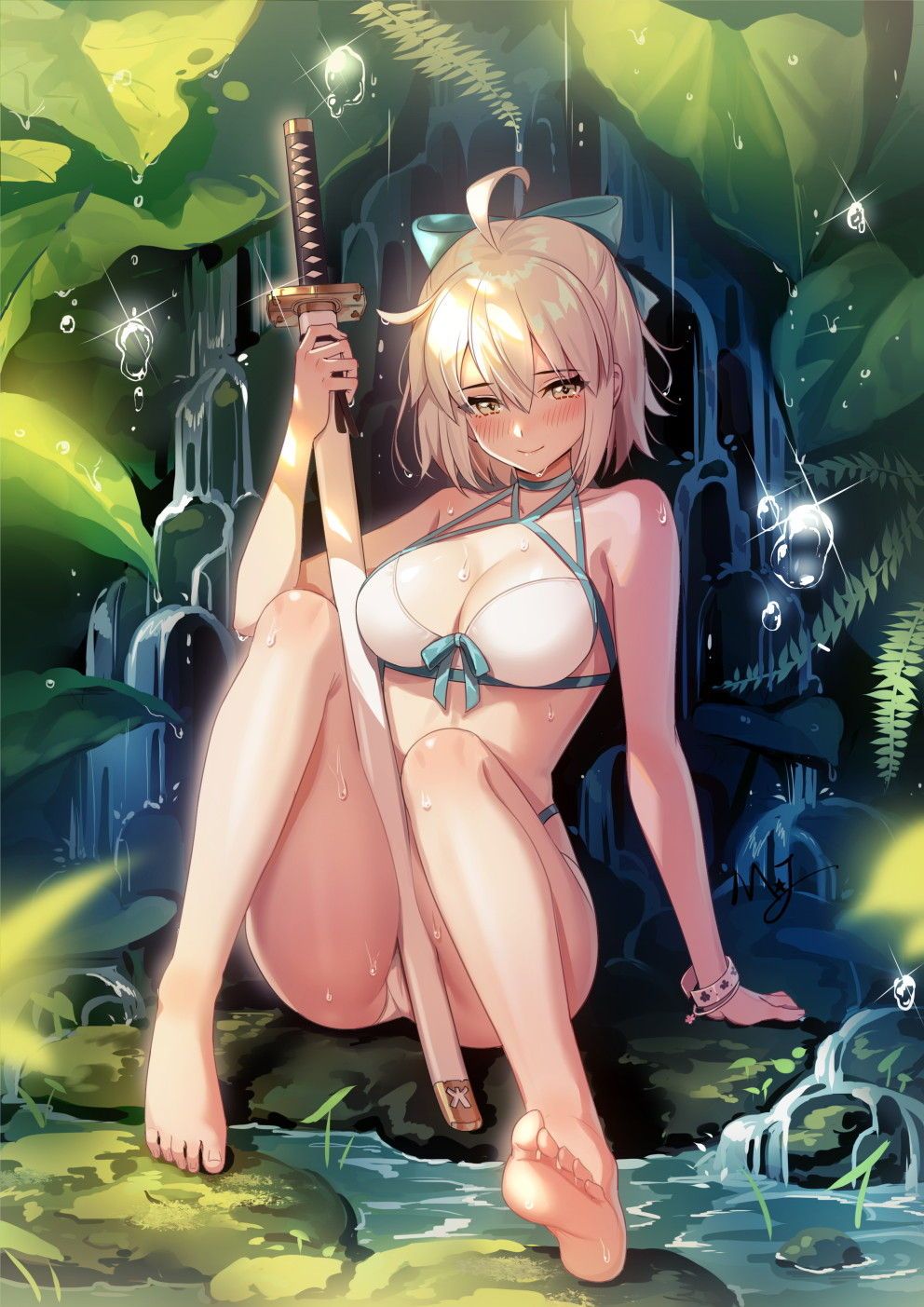 You want to see a sexy picture of Fate, right? 8