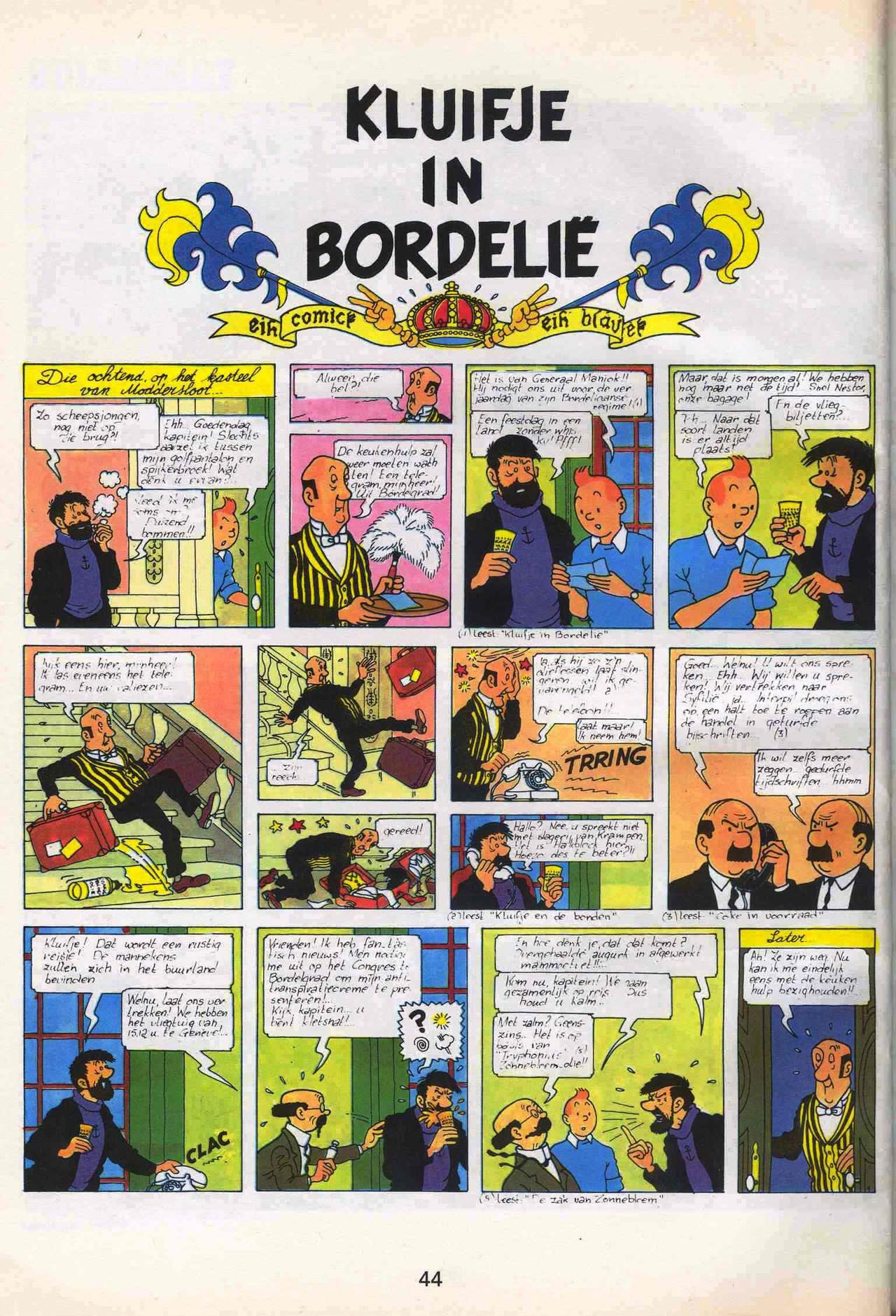 Strip-Tease - 01 - Een Vrolijke Parodie Op Bekende Striphelden (Dutch) Een driedelige serie van Roger Brunel 45