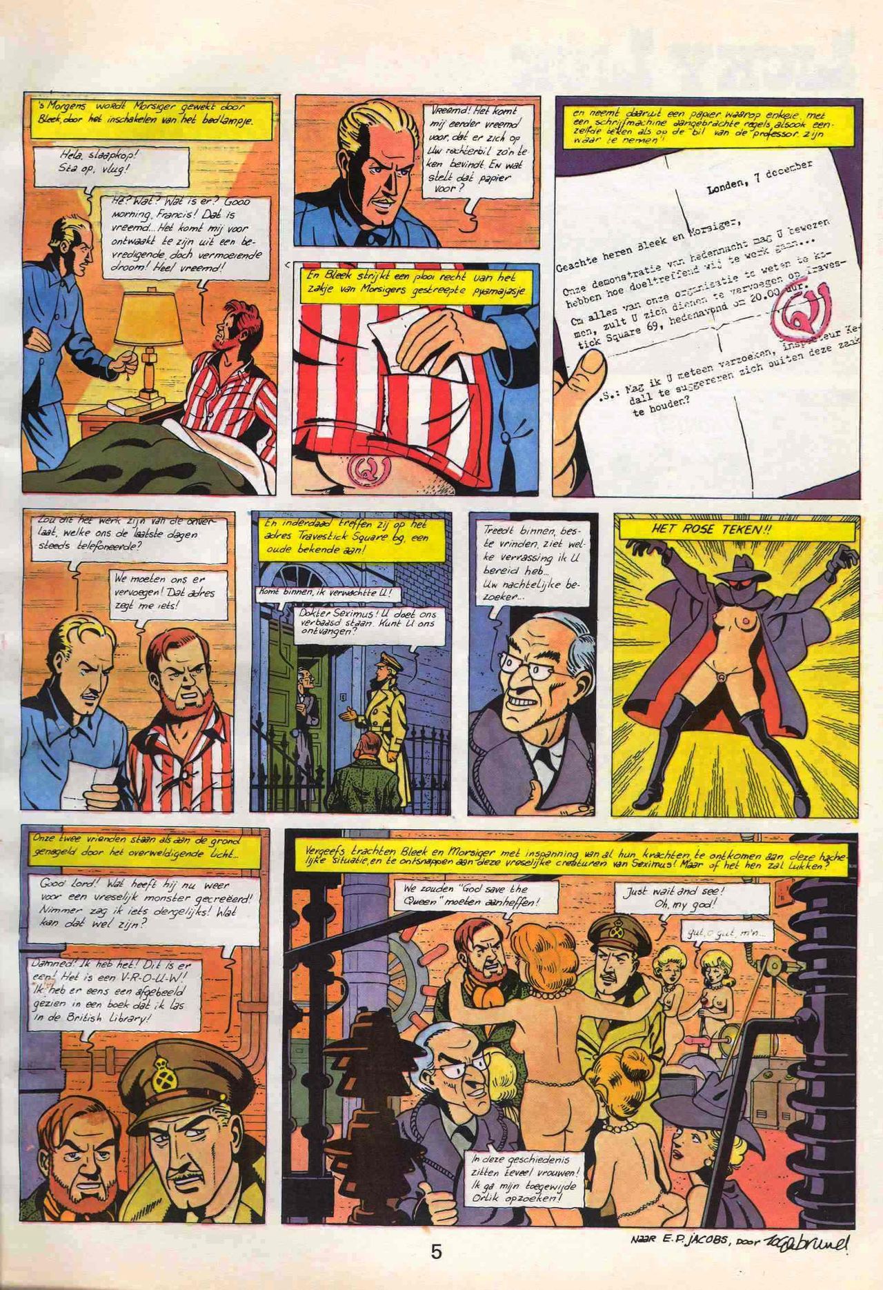 Strip-Tease - 01 - Een Vrolijke Parodie Op Bekende Striphelden (Dutch) Een driedelige serie van Roger Brunel 6