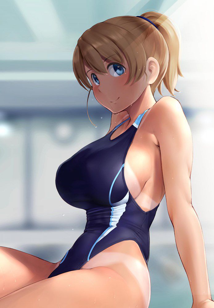 Two-dimensional erotic images of swimsuits. 14