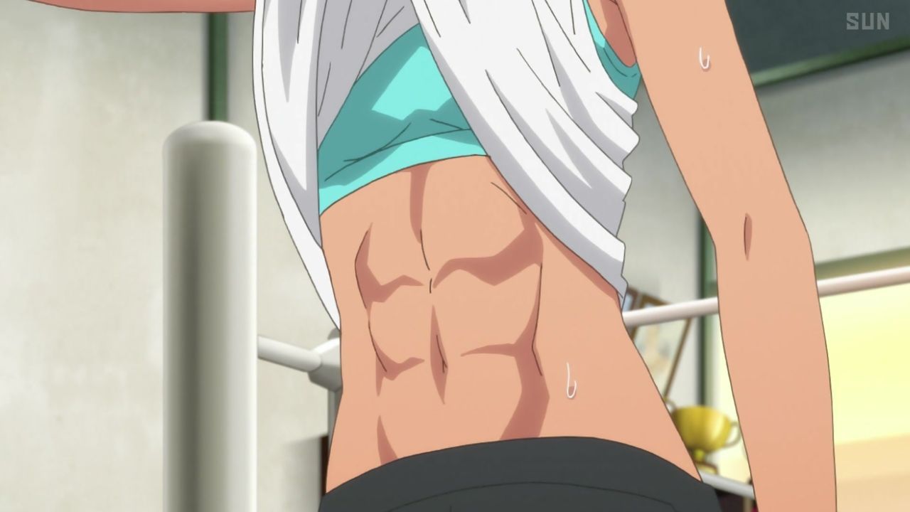 【With image】How many kilos of dumbbells can you have? say erotic body too anime wwwwwww 10