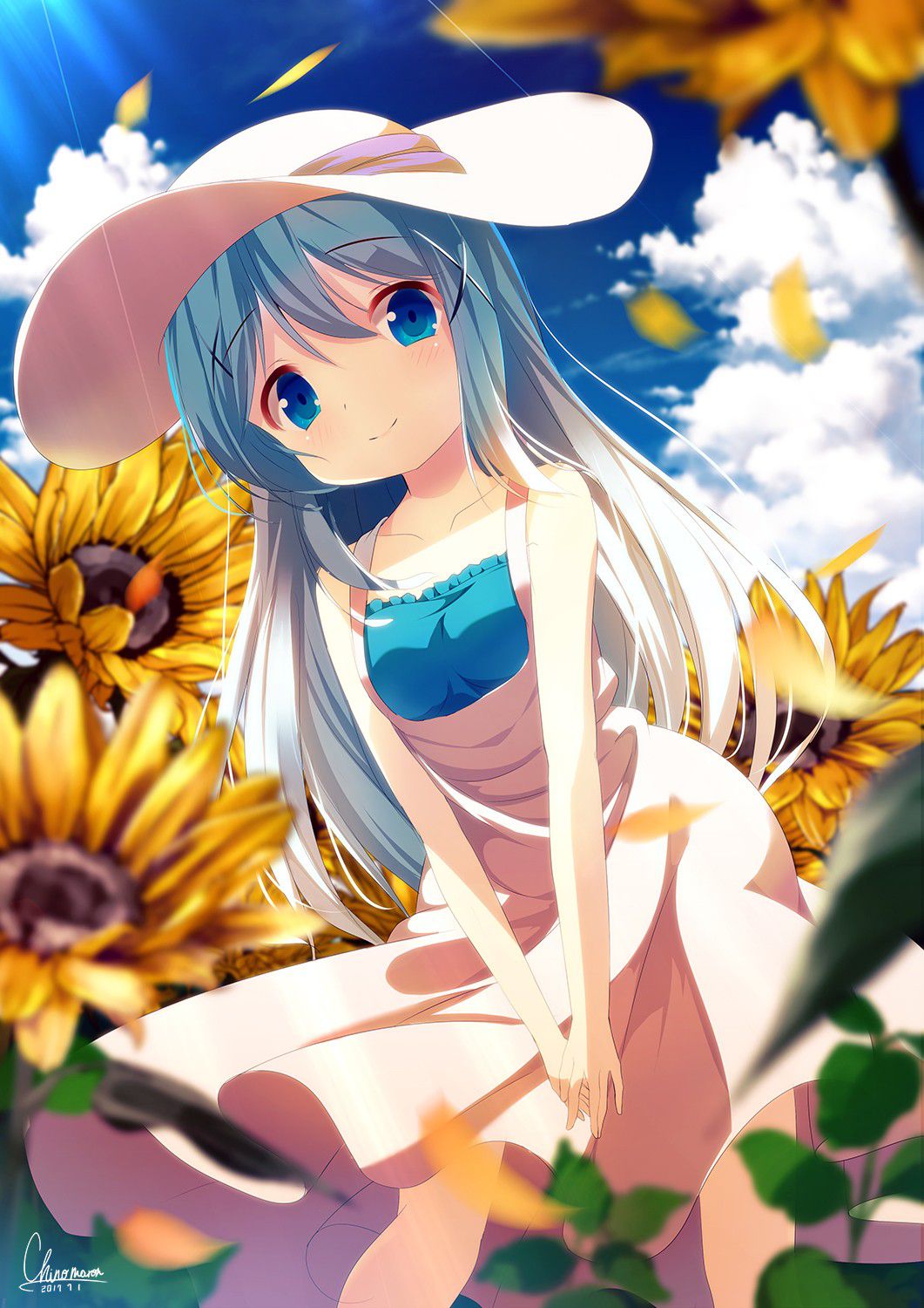 [2nd] secondary image of the pretty girl drawn with flowers Part 12 [non-erotic] 12