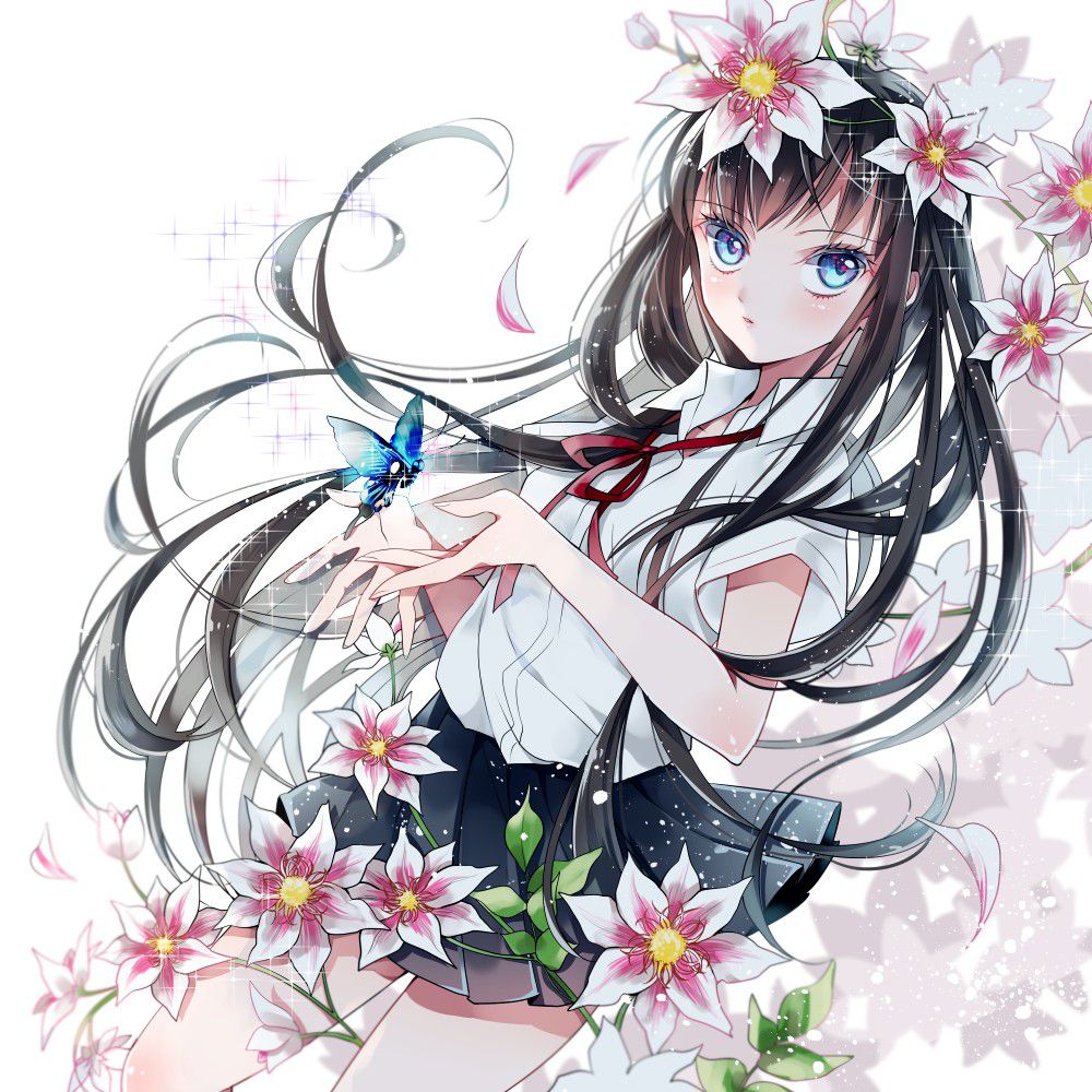 [2nd] secondary image of the pretty girl drawn with flowers Part 12 [non-erotic] 15