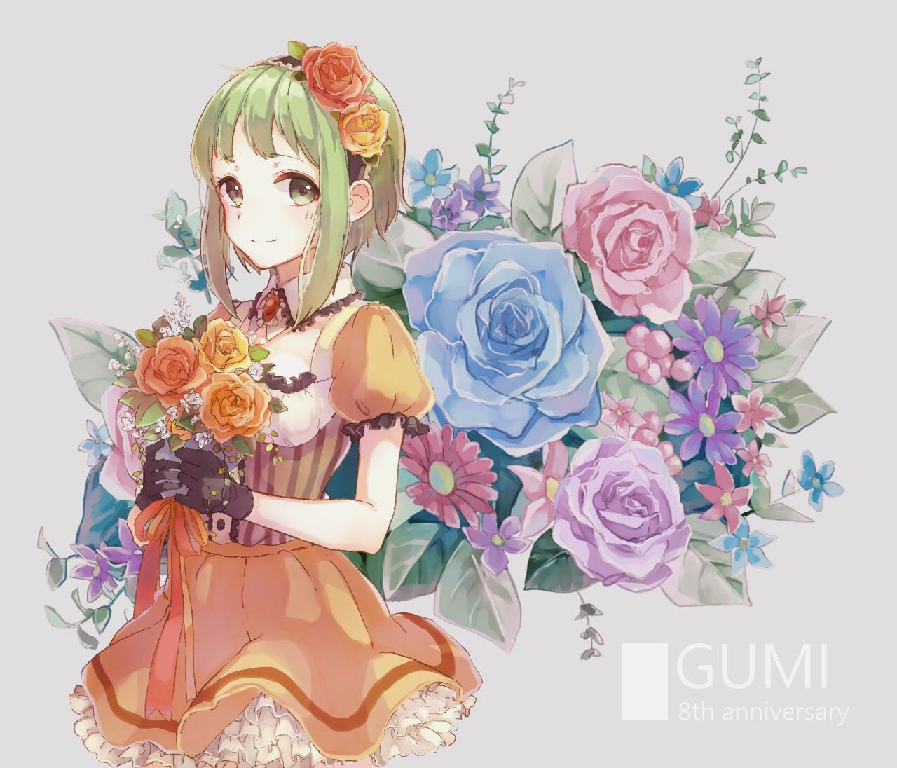 [2nd] secondary image of the pretty girl drawn with flowers Part 12 [non-erotic] 17