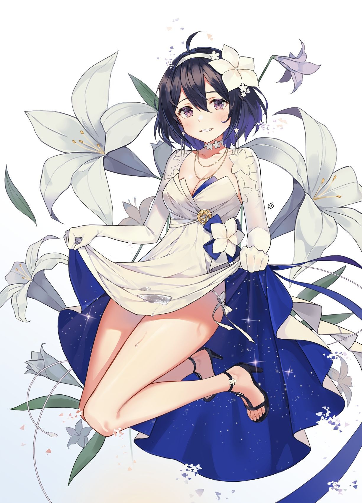 [2nd] secondary image of the pretty girl drawn with flowers Part 12 [non-erotic] 19