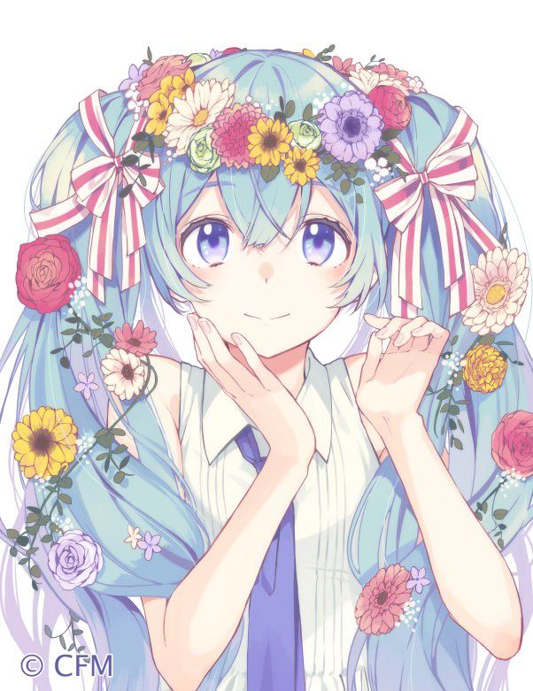 [2nd] secondary image of the pretty girl drawn with flowers Part 12 [non-erotic] 28